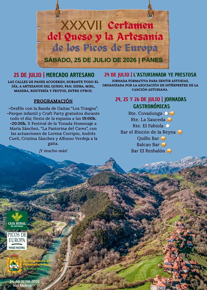 XXXVII Certamen del Queso y la Artesanía de los Picos de Europa en Panes. Peñamellera Baja